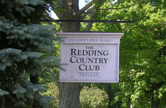 Redding Country Club Sign